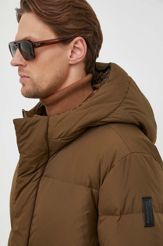 Péřová bunda Bomboogie CM8171TDP3 zelená