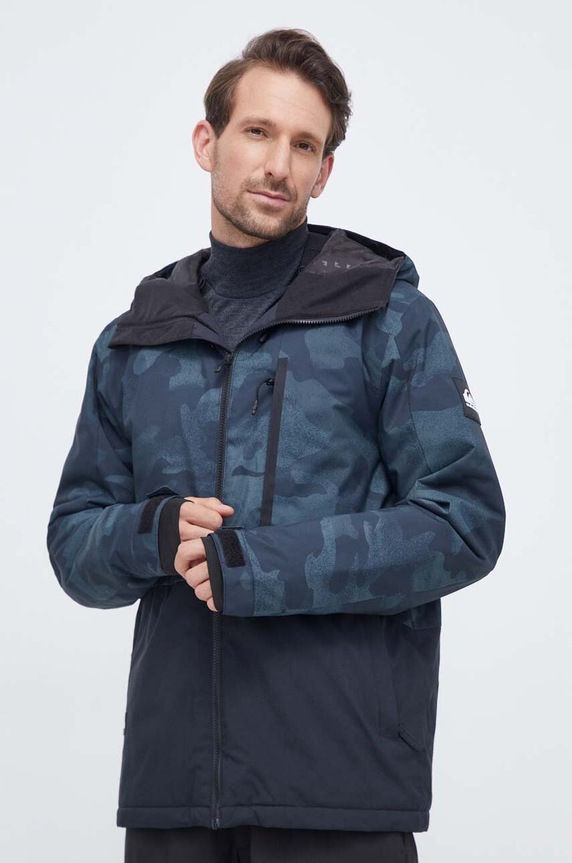 Quiksilver rövid kabát Mission téli sportok zöld EQYTJ03403