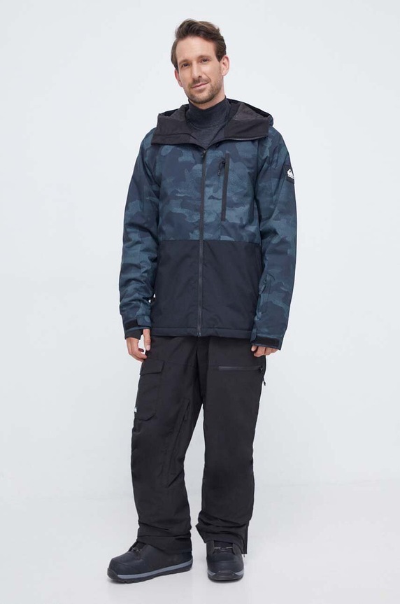 Quiksilver rövid kabát Mission EQYTJ03403 zöld AW23