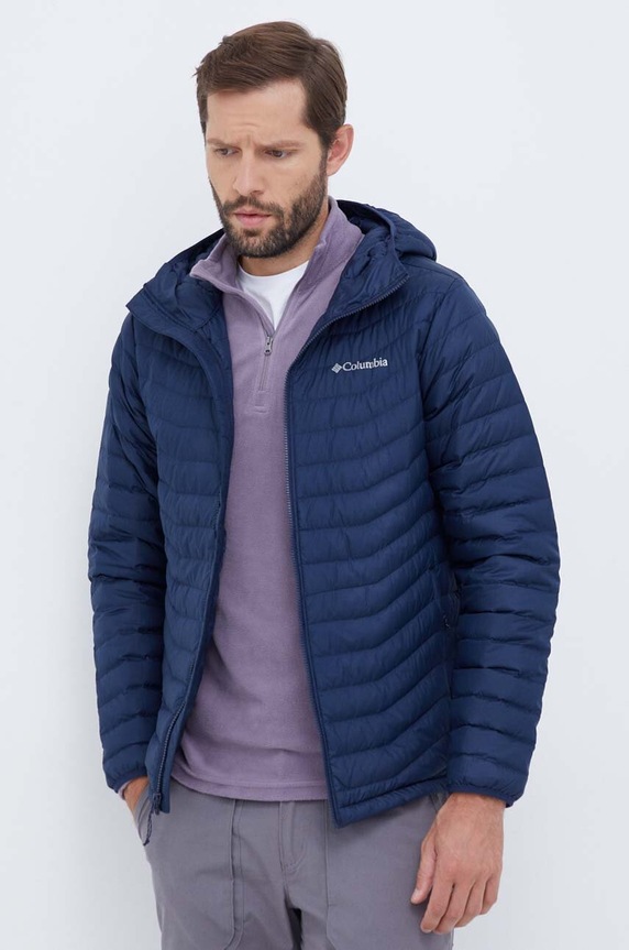 Columbia piumino transitorio blu navy 2050735