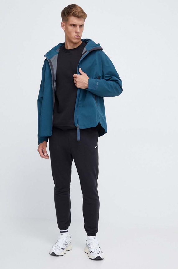 Μπουφάν adidas HZ5701 τιρκουάζ AW23