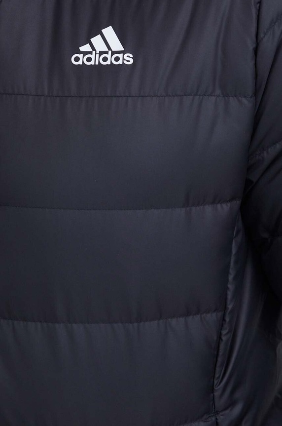 Μπουφάν με επένδυση από πούπουλα adidas Essentials HZ5723 μαύρο