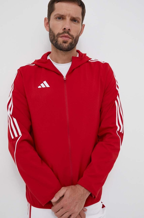 adidas Performance edzőkabát Tiro 23 nem szigetelt piros IA1618
