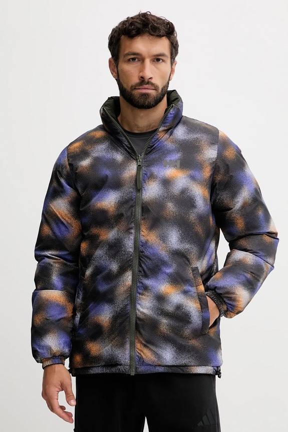 Obojstranná bunda Helly Hansen YU 23 REVERSIBLE PUFFER zelená 54060