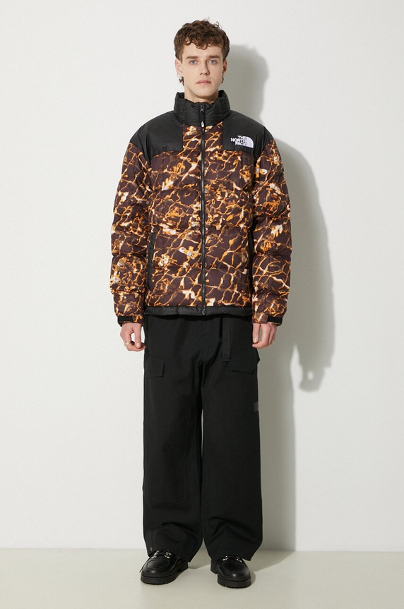The North Face kurtka puchowa Lhotse Jacket NF0A3Y23OS31 brązowy SS24