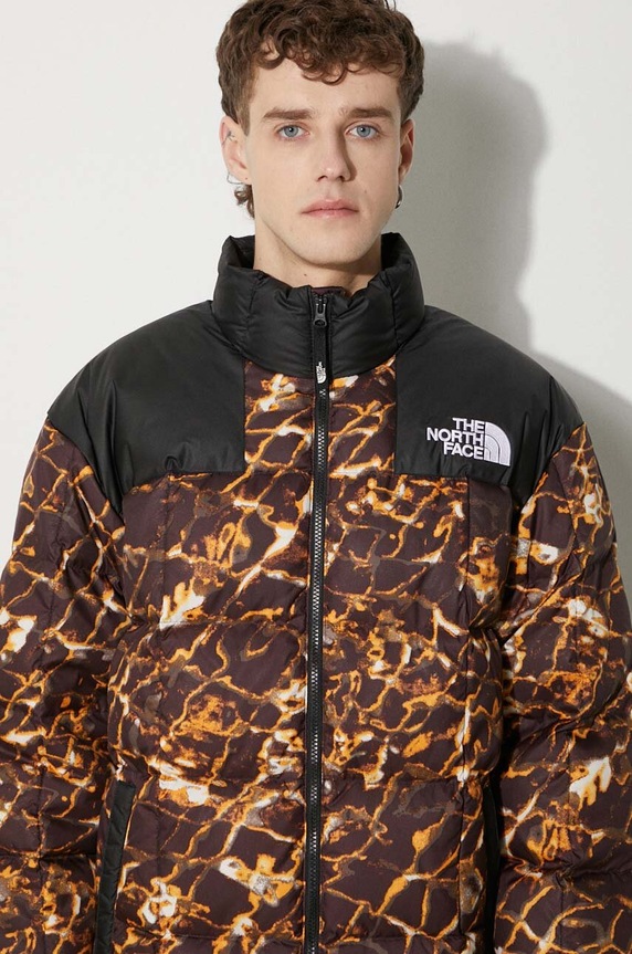 The North Face kurtka puchowa Lhotse Jacket NF0A3Y23OS31 brązowy