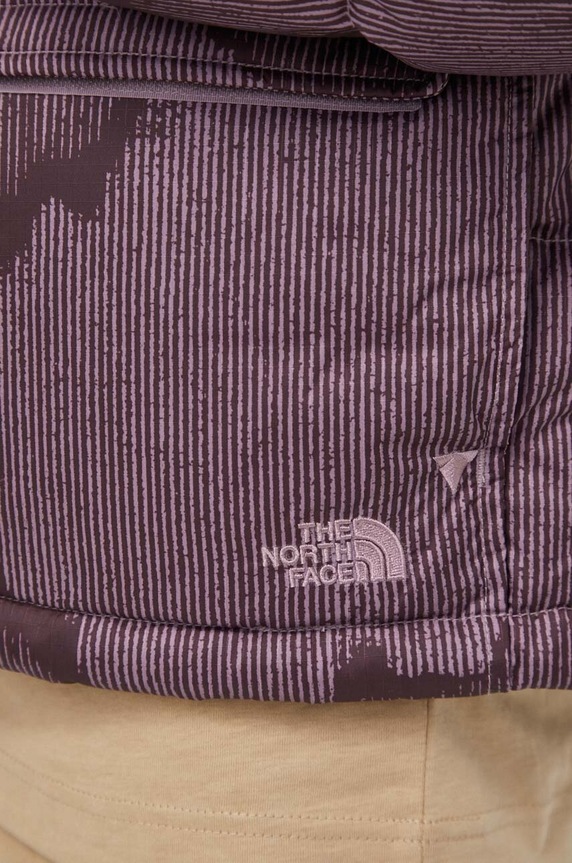 Μπουφάν με επένδυση από πούπουλα The North Face NF0A7US3OOK1 μωβ