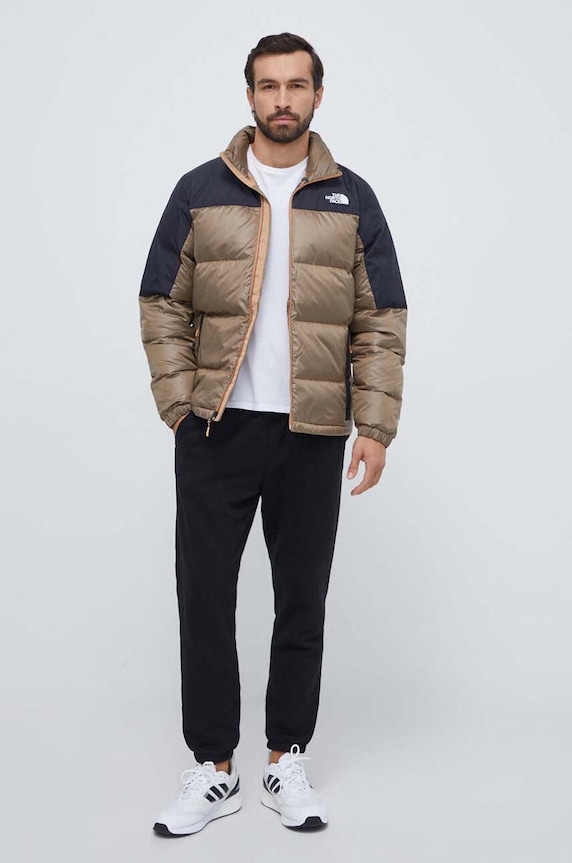 The North Face piumino foderato marrone NF0A7ZFRKOM1