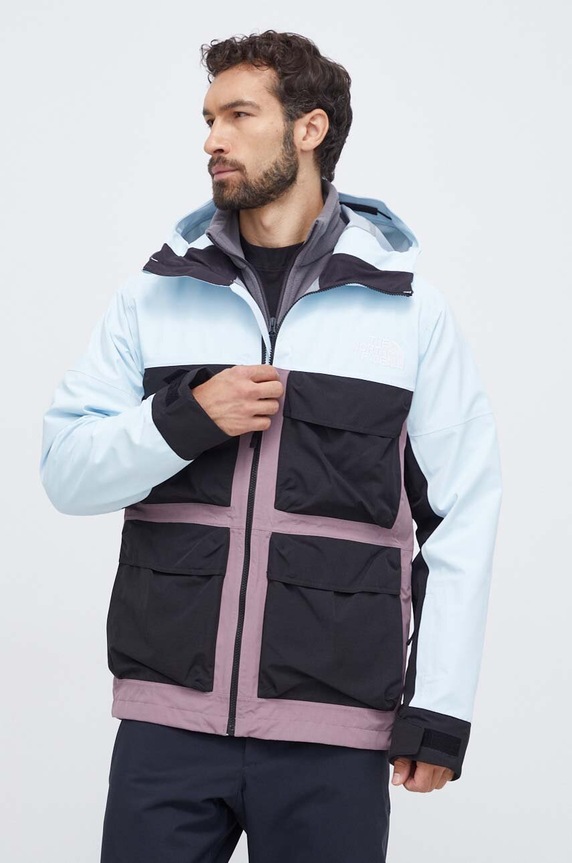 The North Face kurtka Dragline sporty zimowe multicolor NF0A82V2KID1
