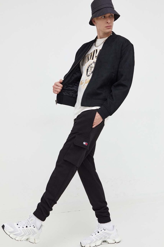 Abercrombie & Fitch kurtka bomber KI132.3068.900 czarny AW23