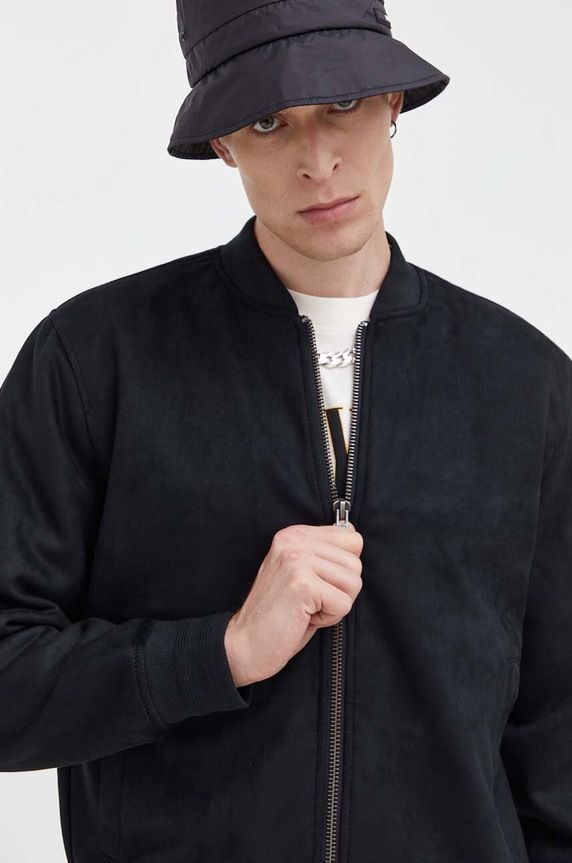 Abercrombie & Fitch kurtka bomber czarny KI132.3068.900