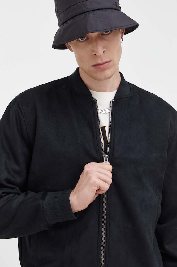 Abercrombie & Fitch kurtka bomber czarny KI132.3068.900