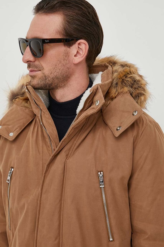 Michael Kors rövid kabát bézs CF3206A48H