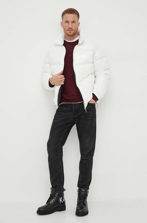 Armani Exchange pehelydzseki 6RZBL3.ZN2RZ fehér AW23