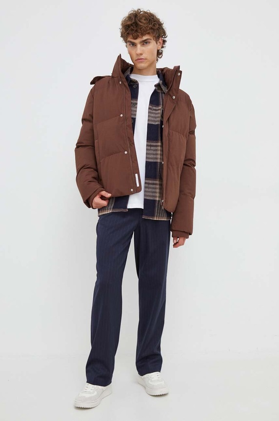 Bunda Les Deux LDM610103 hnědá AW23