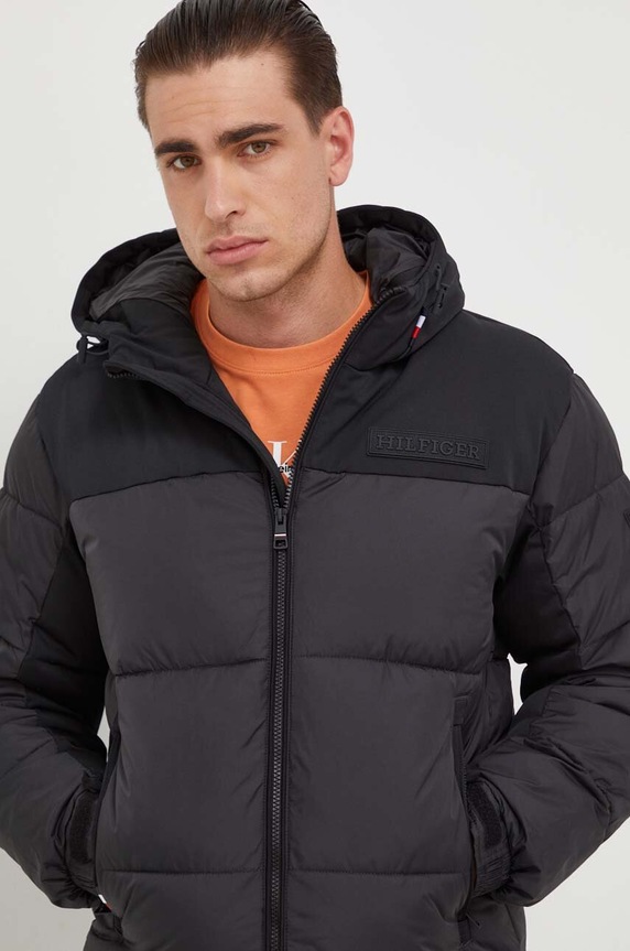Jakna Tommy Hilfiger crna MW0MW32771