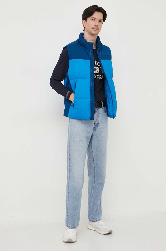 Αμάνικο μπουφάν Tommy Hilfiger MW0MW32769 μπλε AW23