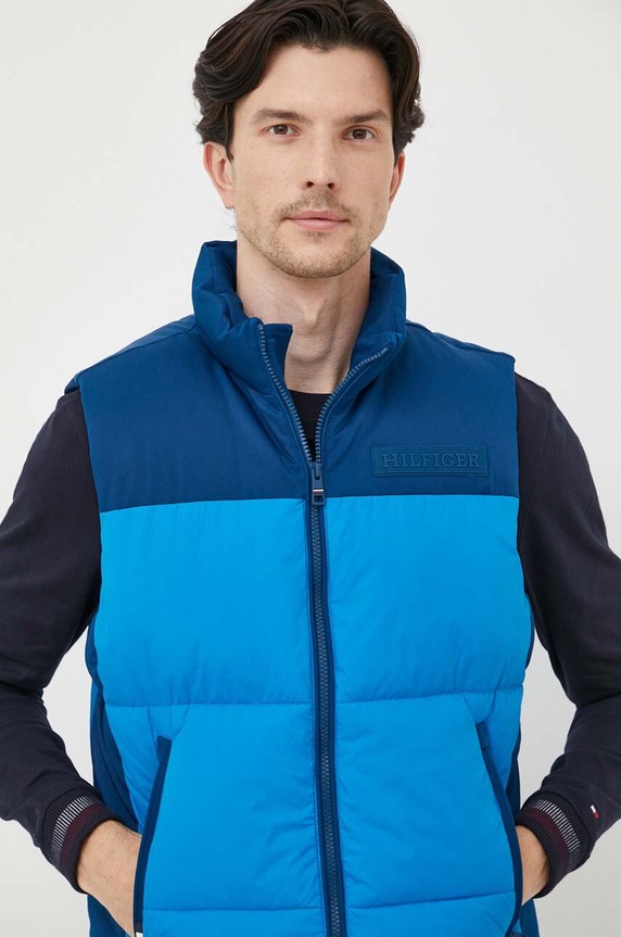 Αμάνικο μπουφάν Tommy Hilfiger μπλε MW0MW32769