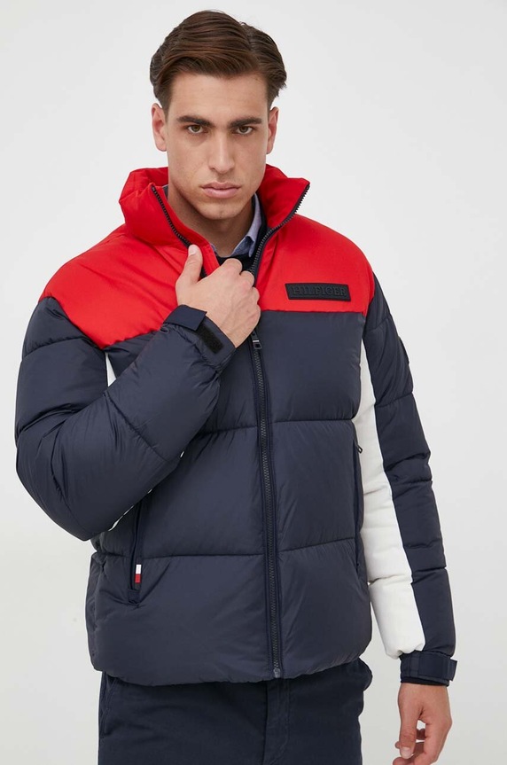 Tommy Hilfiger geaca cu captuseala bleumarin MW0MW32770