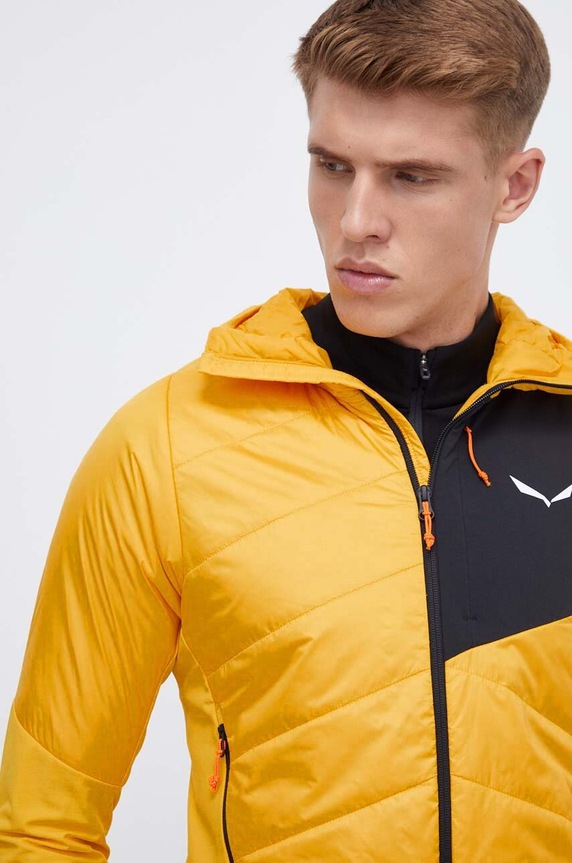 Salewa kurtka sportowa Ortles Hybrid żółty 00.0000028720