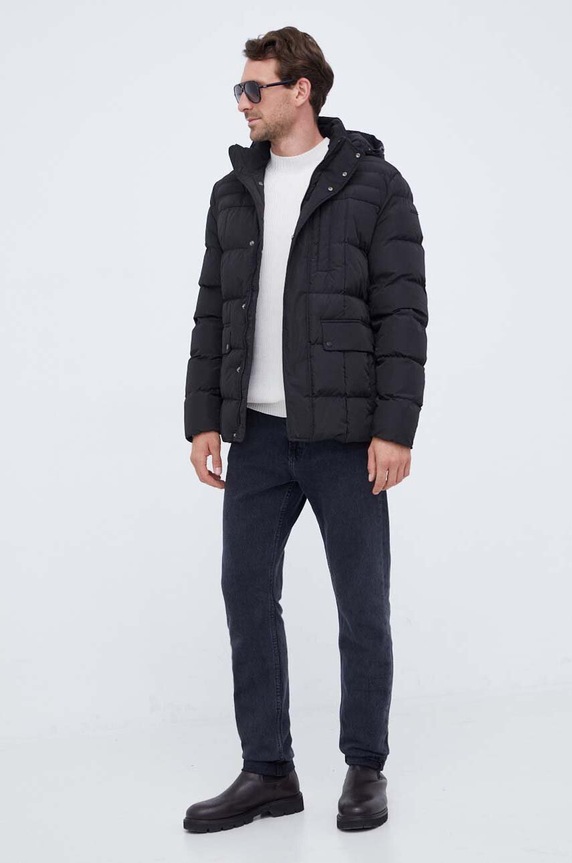 Geox rövid kabát HILSTONE M3628C.T2941.F9000 fekete AW23