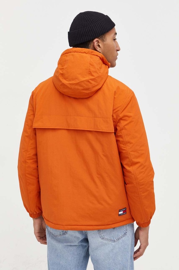 Bunda Tommy Jeans oranžová DM0DM14448