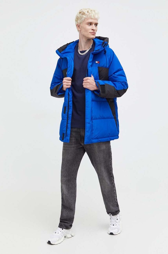 Tommy Jeans kurtka DM0DM17662 niebieski AW23