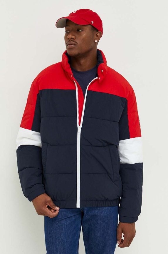 Bunda Tommy Jeans DM0DM17477 tmavomodrá AW23