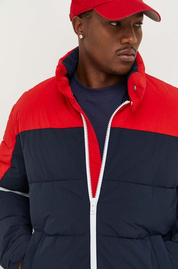 Bunda Tommy Jeans DM0DM17477 tmavomodrá