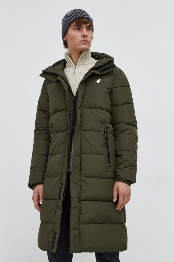 Bunda Superdry s podšívkou zelená M5011762A.1IP