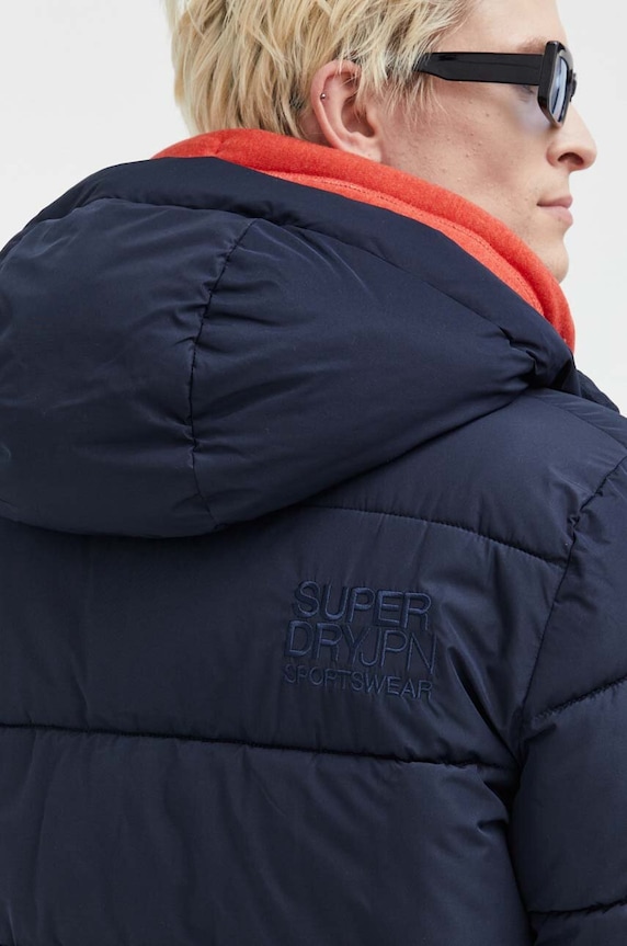 Superdry rövid kabát M5011827A.98T sötétkék