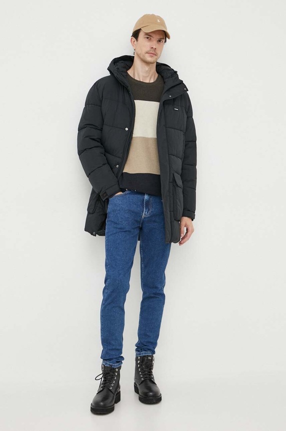 Calvin Klein rövid kabát K10K112228 fekete AW23