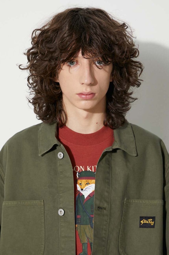 Stan Ray denim jacket COVERALL JACKET (UNLINED) AW2311609 green