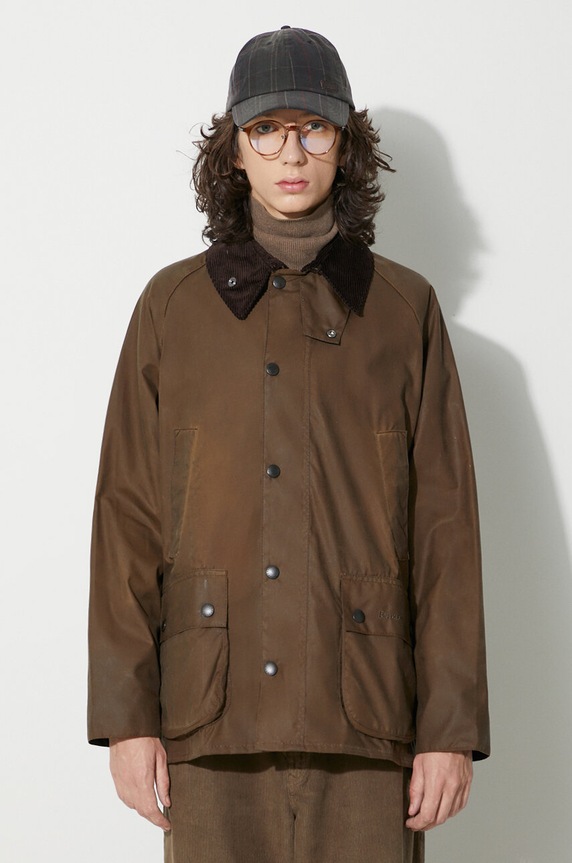 Bunda Barbour Bedale Wax Jacket nezateplené hnědá MWX0018