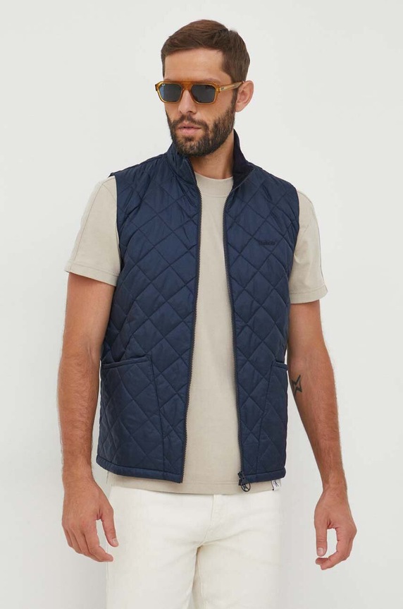 Barbour bezrękawnik Monty Quilted Gilet bez kaptura granatowy MGI0221