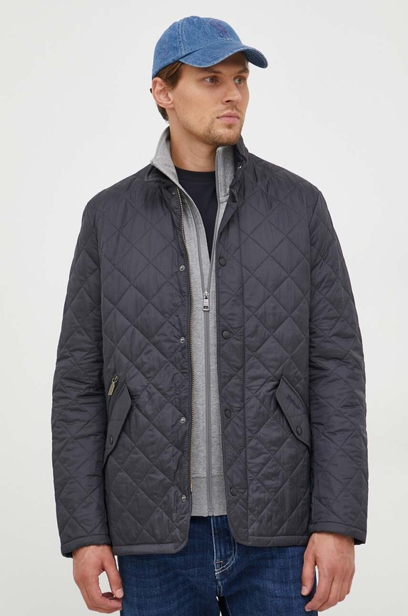 Barbour kurtka Flyweight Chelsea Quilted Jacket MQU0007 granatowy AA00