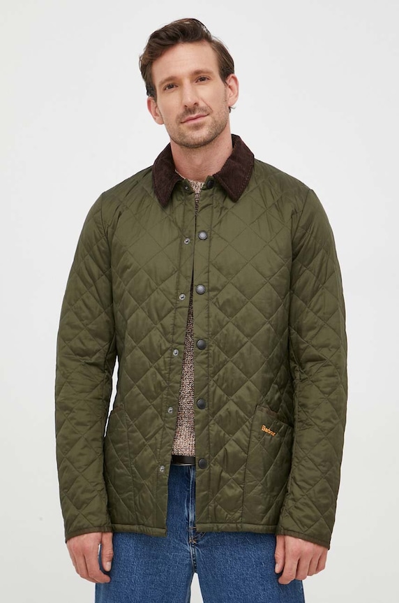 Куртка Barbour без подкладки зелёный MQU0240