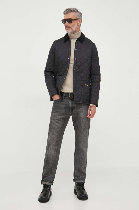 Barbour kurtka Heritage Liddesdale Quilted Jacket MQU0240 czarny AA00