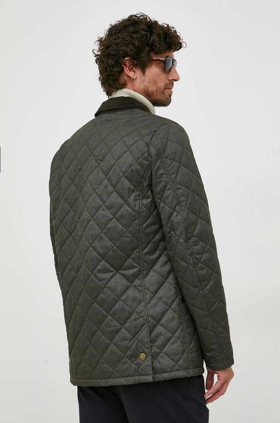 Ρούχα Μπουφάν Barbour MQU1722 πράσινο