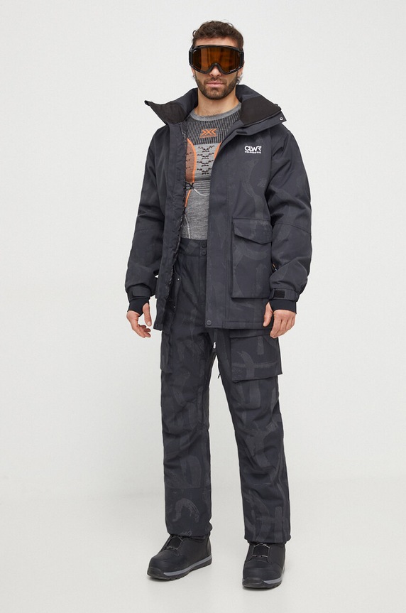 Colourwear geaca Mountain Cargo 7010399 negru AW23
