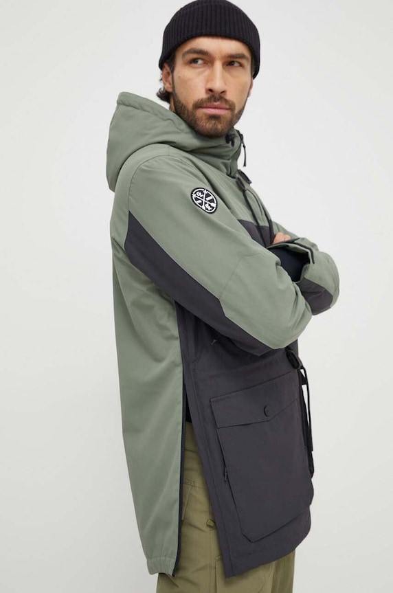 Μπουφάν Colourwear Essential χειμερινά σπόρ πράσινο 7210293