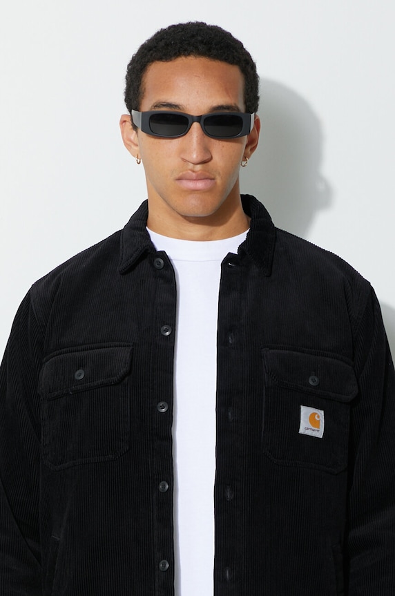Jakna od samta Carhartt WIP I028827.89XX crna