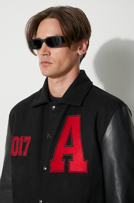 1017 ALYX 9SM wool bomber jacket AAMOU0449FA01 black