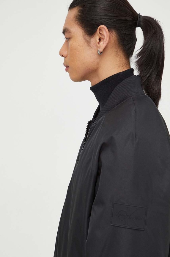 Calvin Klein Jeans geaca bomber negru J30J324070