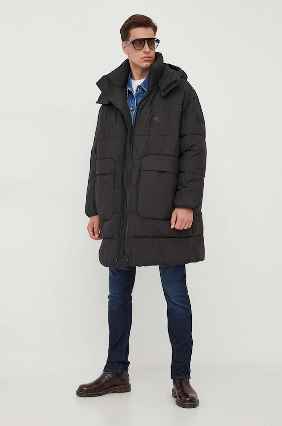 Bunda Calvin Klein Jeans J30J324078 černá AW23