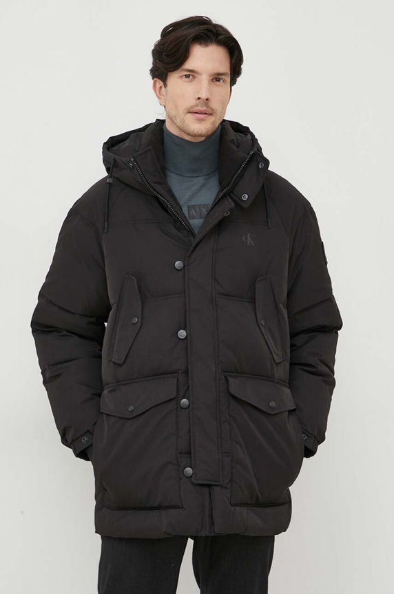 Calvin Klein Jeans kurtka pozostałe czarny J30J324080