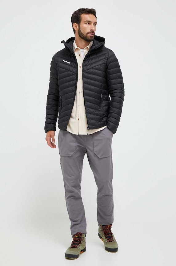 Mammut kurtka sportowa Albula IN Hooded 1013.01781 czarny AW25