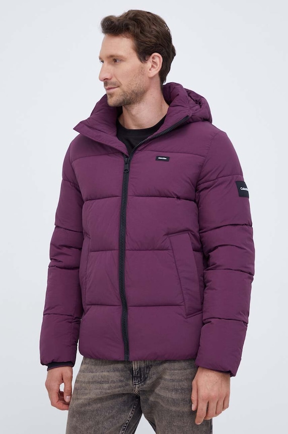 Bunda Calvin Klein K10K110336 fialová AW23