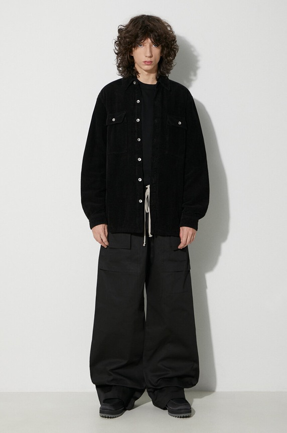 Manšestrová bunda Rick Owens DU02C5755.HC černá AW23