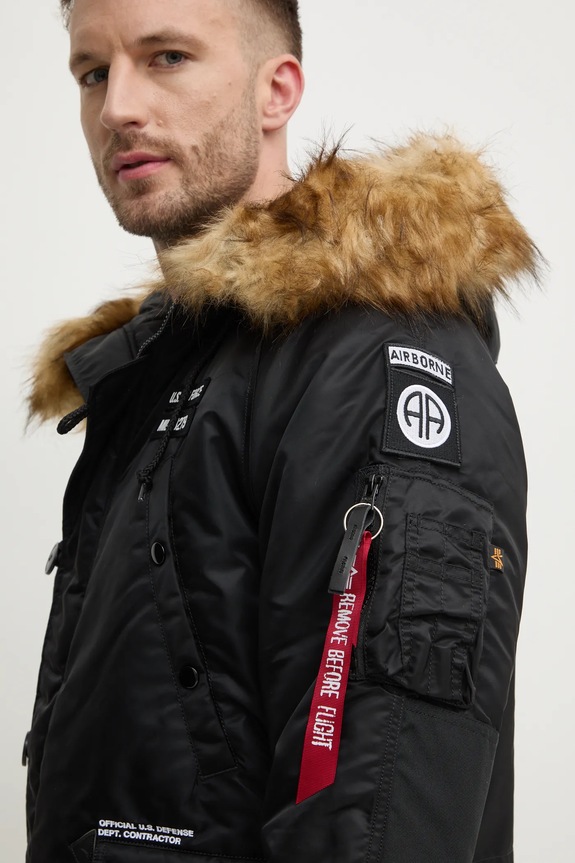 Alpha Industries giacca parka N3B Airborne 188141.03 nero